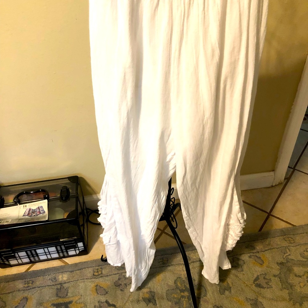 Oh My Gauze cropped pant with Elastic waist